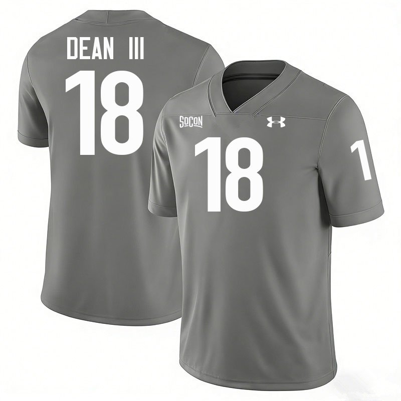 Virginia Military Institute Keydets #18 Stephen Dean III College Football Jerseys,Uniforms-Grey Virginia Military Institute Keydets #18 Stephen Dean III College Football Jerseys,Uniforms-Grey